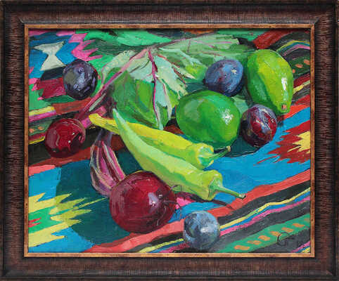 Агеева Оксана Вадимовна. Слива и авокадо на болгарском ковре